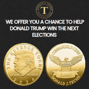 Trump 2024 Golden Coin